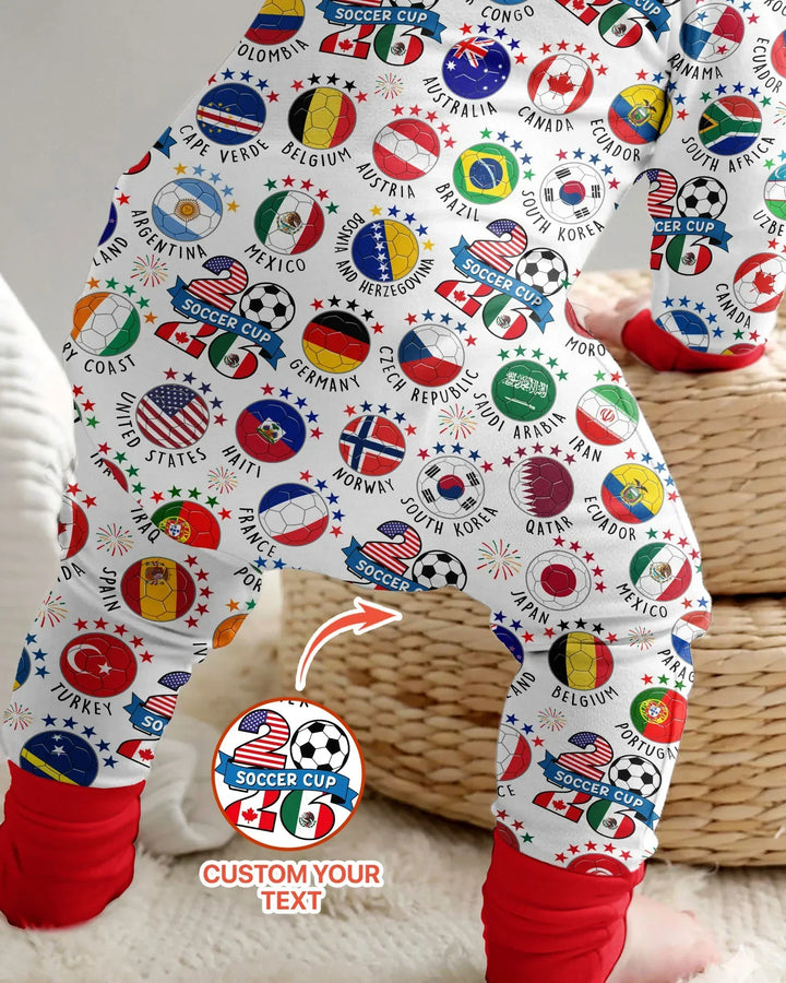 The World Plays Here 2026 Soccer Tour Bamboo Convertible Zippy
