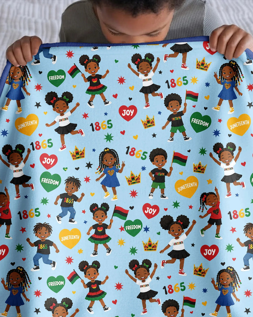 Celebrate Juneteenth Freedom Bamboo Blanket