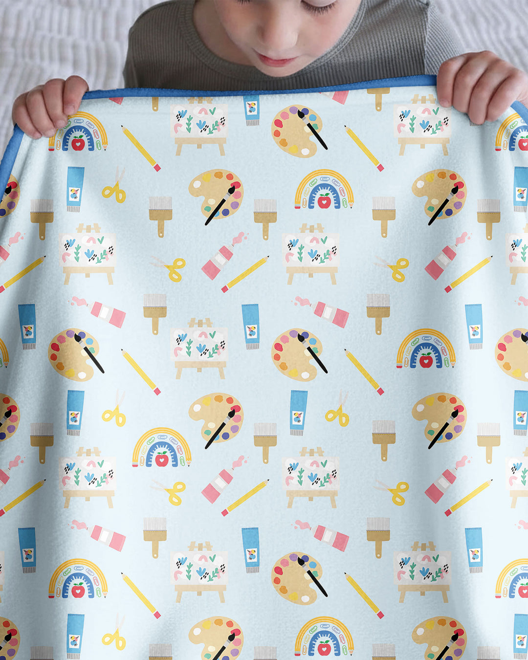 Custom Name When I Wake Up I Will Be Starting School Bamboo Blanket