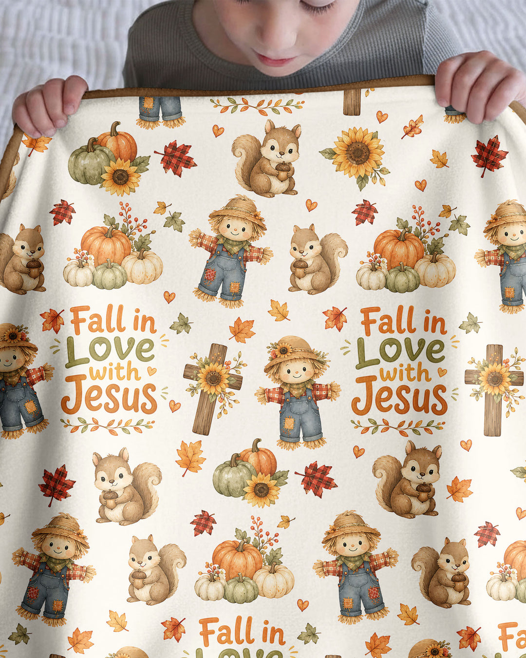 Fall For Jesus Bamboo Blanket