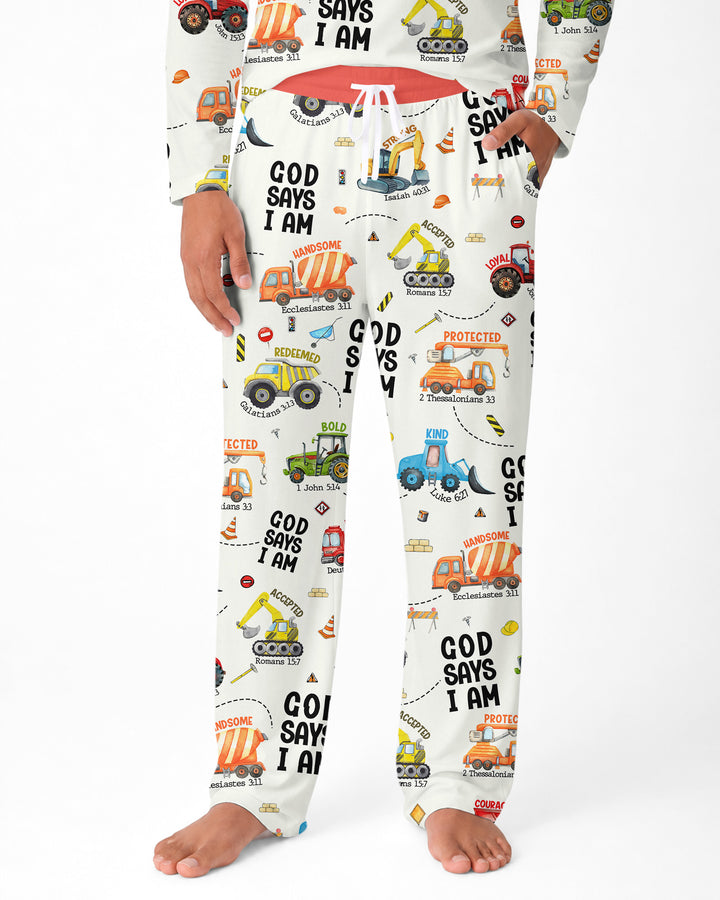 God Says I am Bamboo Men's Pyjamas Set