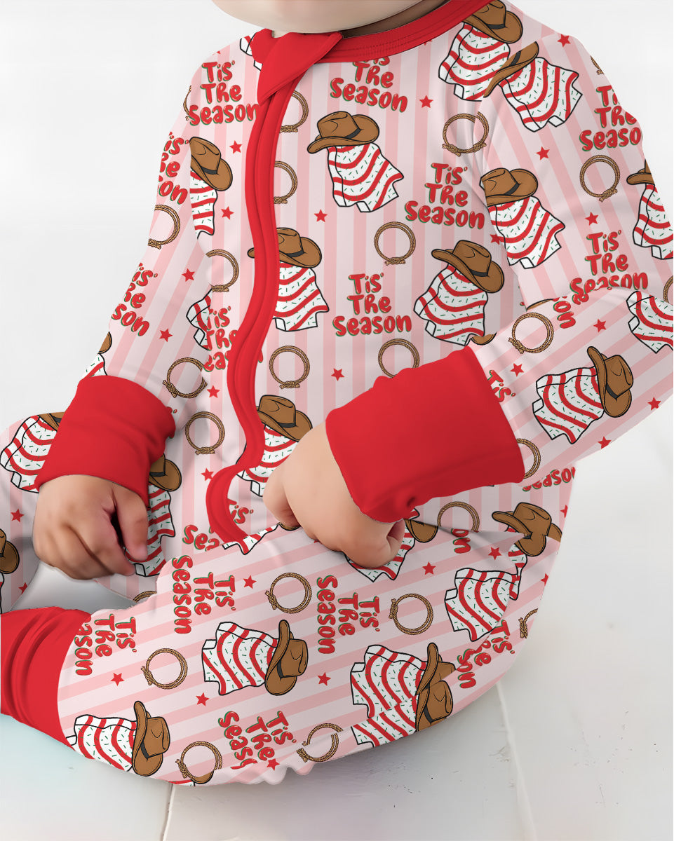 Western Christmas Tis the Season Bamboo Convertible Zippy