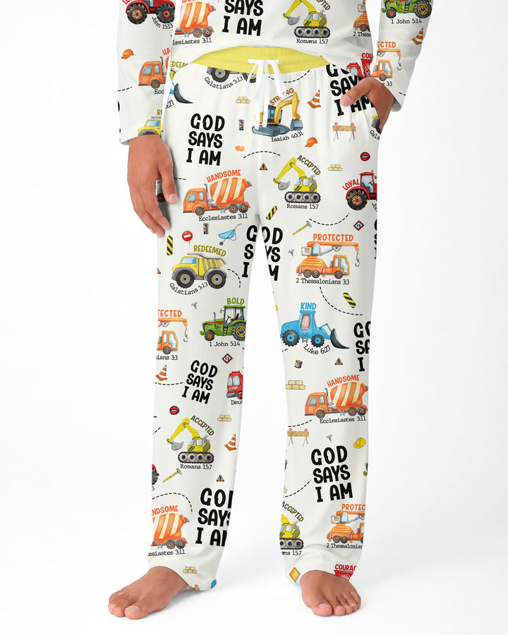 God Says I am Bamboo Men's Pyjamas Set