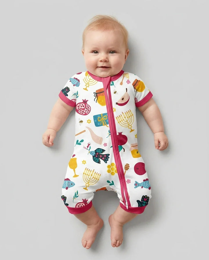 Shanah Tovah Party Bamboo Shorty Zippy