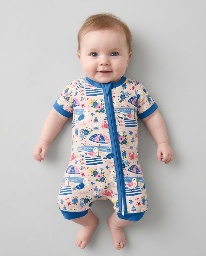 A Day At The Shore Bamboo Shorty Zippy