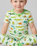 Swamp Buddies Bamboo Two Piece Short Sleeve Pajama Set