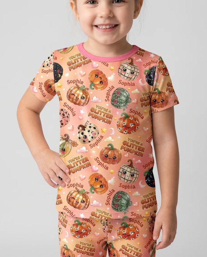 CUSTOM Template Bamboo Two Piece Short Sleeve Pyjamas Set