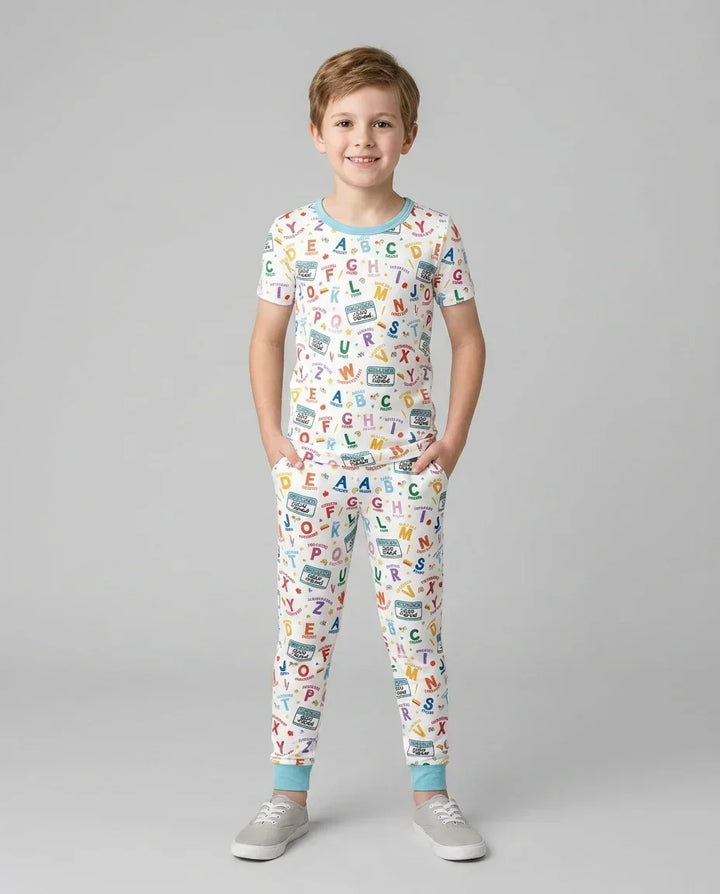I'm A Child Of God ABCs Bamboo Two Piece Short Sleeve Pajama Set