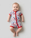 Patriotic Mallard Duck Bamboo Shorty Zippy