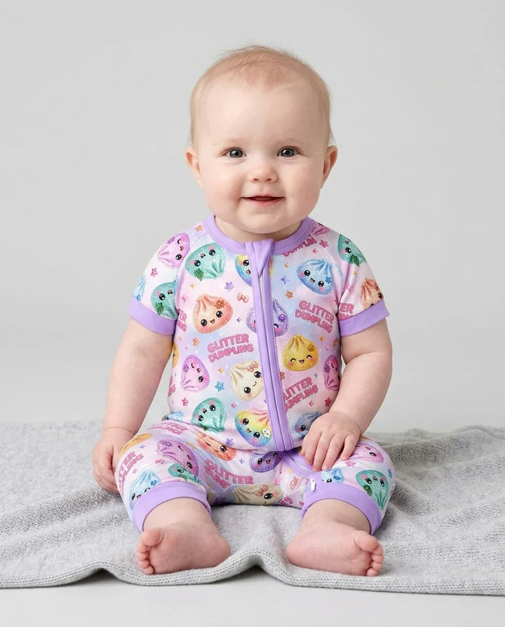 Glitter Dumpling Bamboo Shorty Zippy