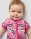 Pink Faith & Grace Bamboo Shorty Zippy