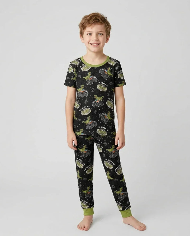 I'm Ready to Crush Bamboo Two Piece Short Sleeve Pajama Set