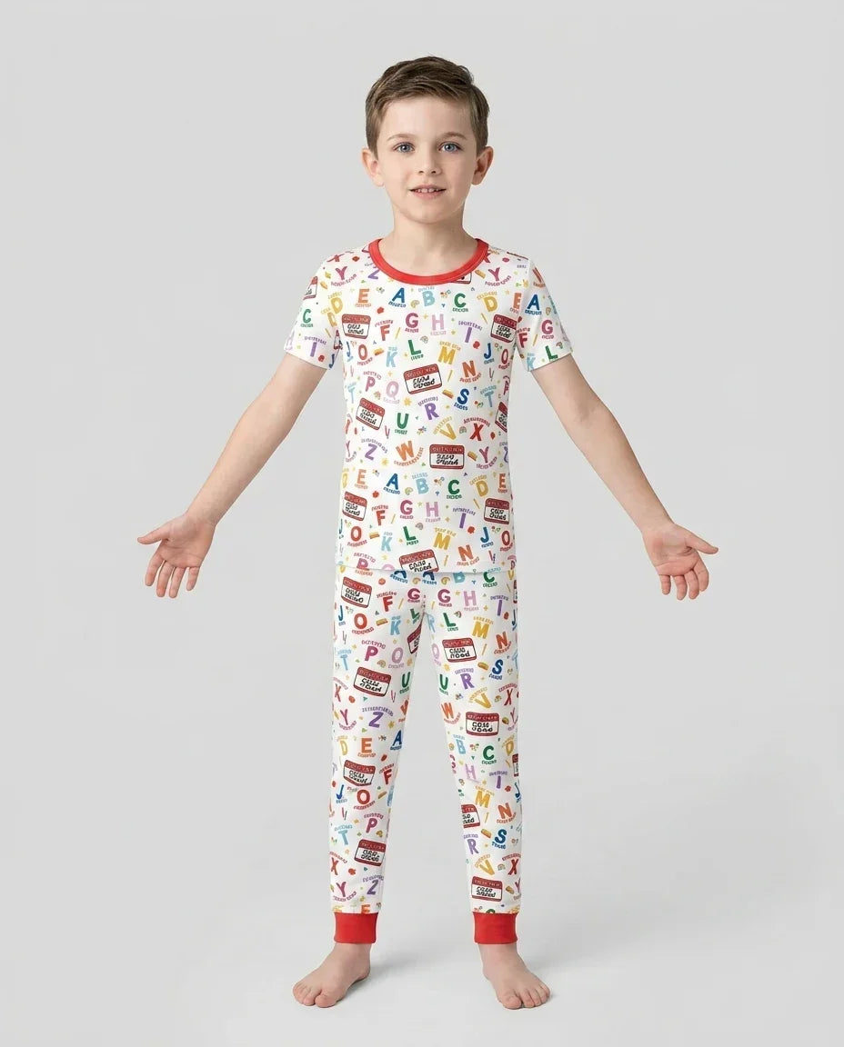I'm A Child Of God ABCs Bamboo Two Piece Short Sleeve Pajama Set