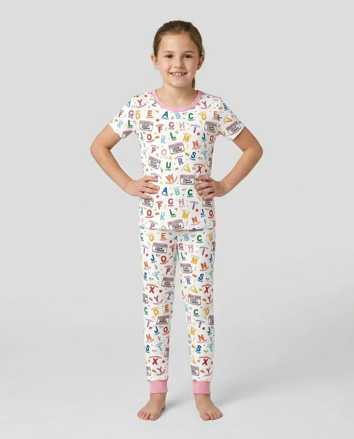 I'm A Child Of God ABCs Bamboo Two Piece Short Sleeve Pajama Set