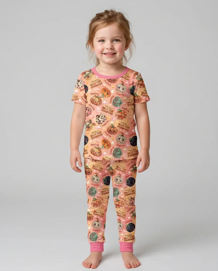 CUSTOM Template Bamboo Two Piece Short Sleeve Pyjamas Set