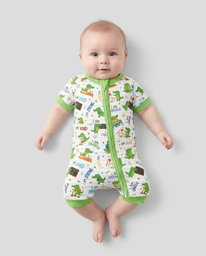 Brave Gator Days Bamboo Shorty Zippy