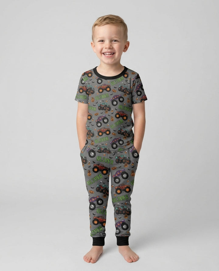 CUSTOM Template Bamboo Two Piece Short Sleeve Pyjamas Set
