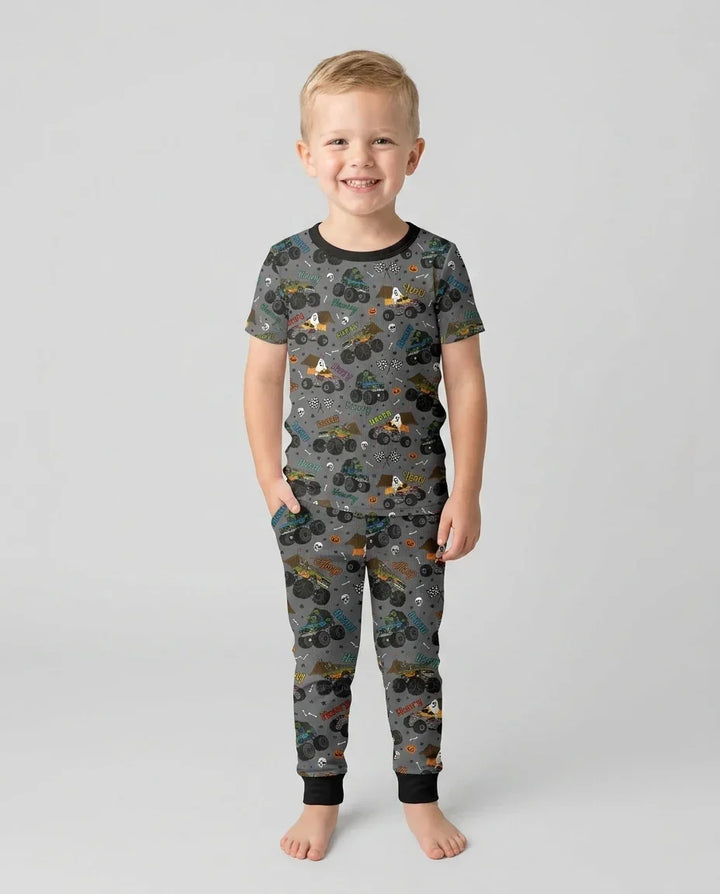 CUSTOM Template Bamboo Two Piece Short Sleeve Pyjamas Set