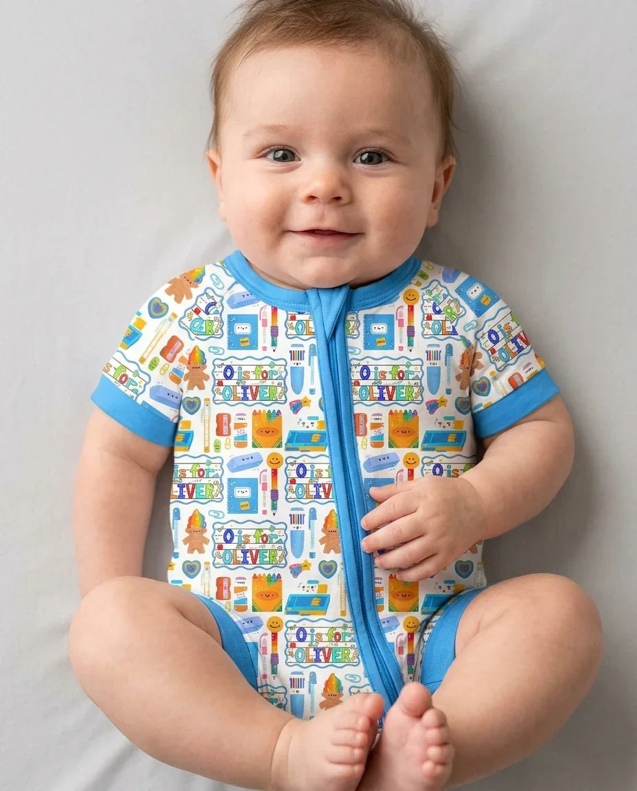 Custom Name Classroom Cuties Bamboo Shorty Zippy