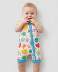 Happy Shape Squad Family Matching Bamboo Shorty Zippy
