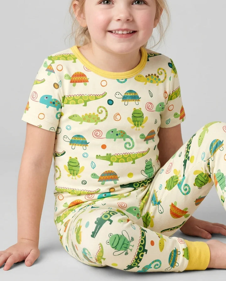 Swamp Buddies Bamboo Two Piece Short Sleeve Pajama Set