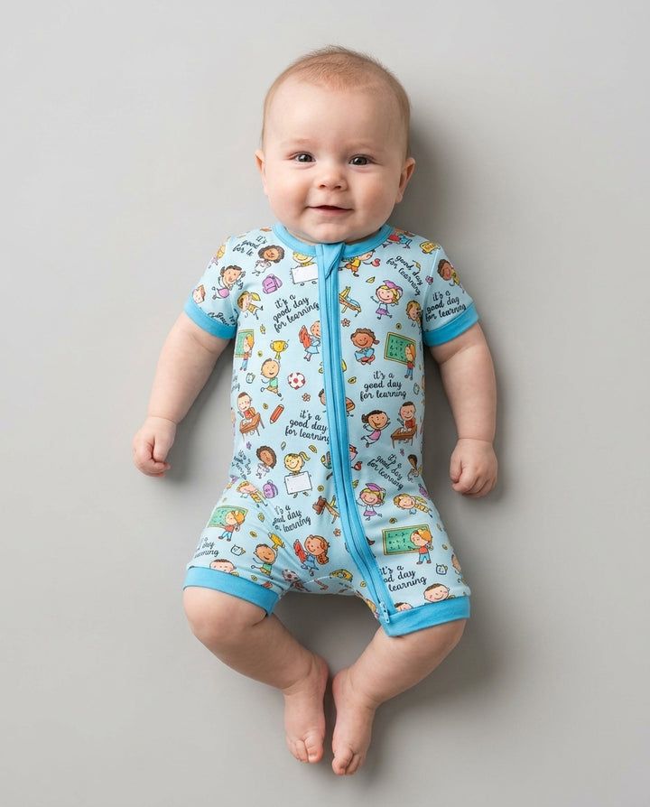 Little Learners Adventure Bamboo Shorty Zippy