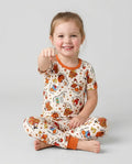 Just A Fall Goose Family Matching Bamboo Two Piece Short Sleeve Pajama Set