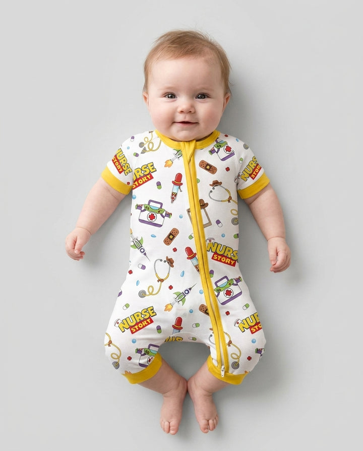 Nurse Story Bamboo Shorty Zippy