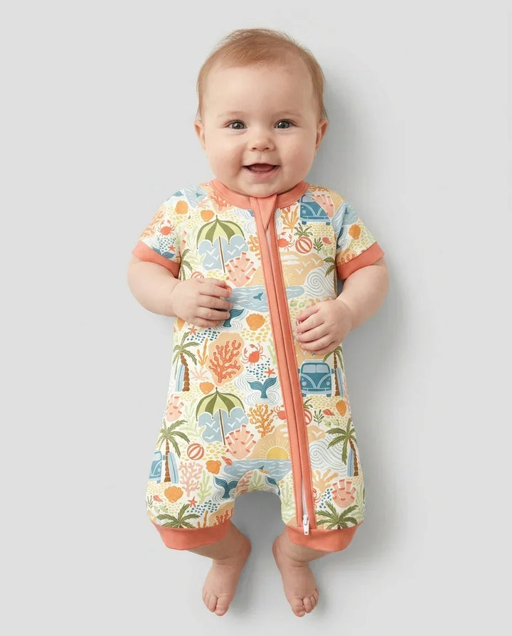 Beachy Boho Bamboo Shorty Zippy