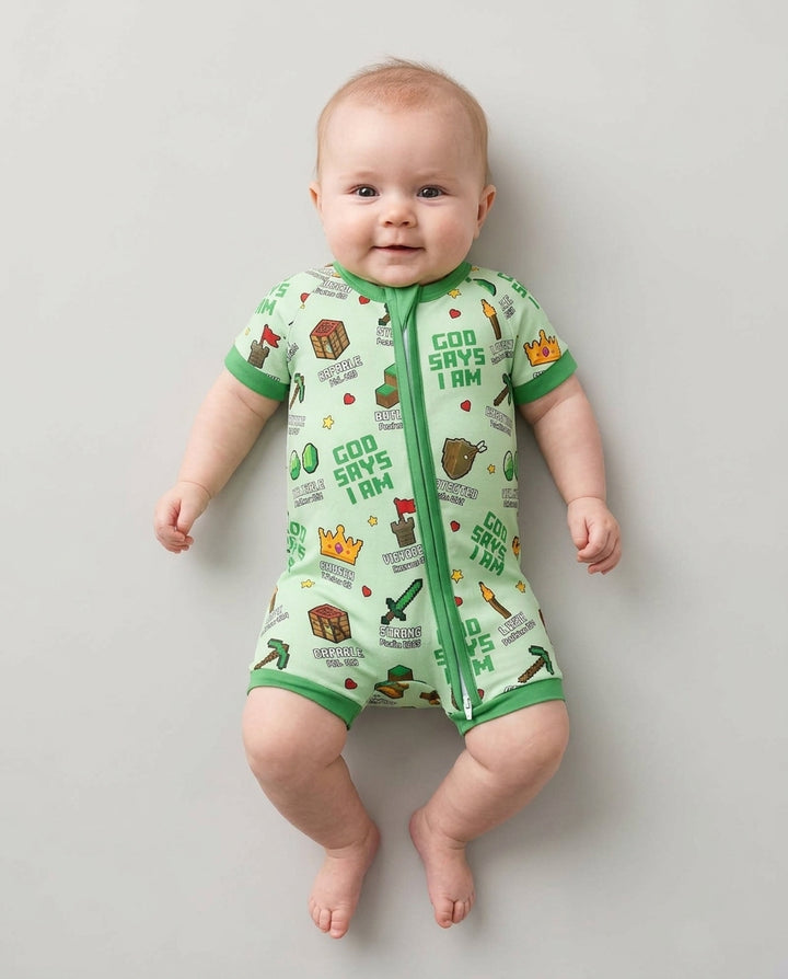 Christian Gamer Bamboo Shorty Zippy