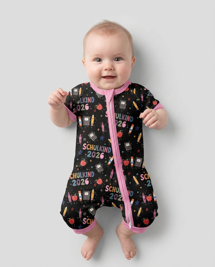 First Day Fun 2026 Bamboo Shorty Zippy