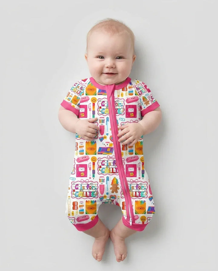 Custom Name Classroom Cuties Bamboo Shorty Zippy