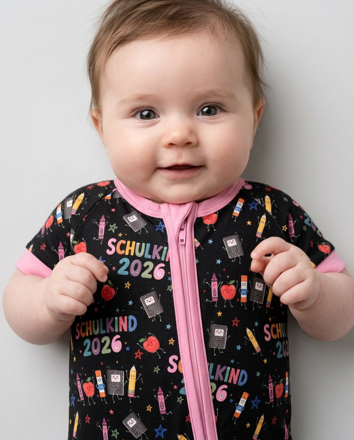 First Day Fun 2026 Bamboo Shorty Zippy
