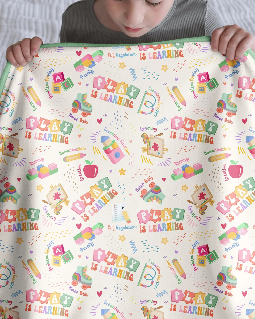 Play and Learn Bamboo Blanket