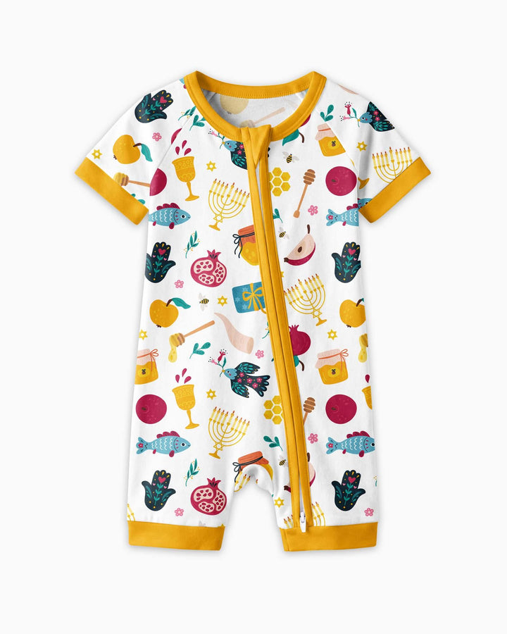 Shanah Tovah Party Bamboo Shorty Zippy