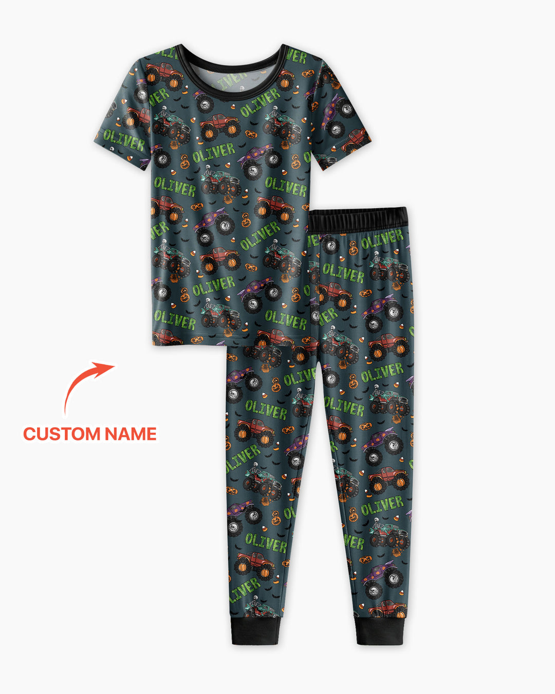 CUSTOM Template Bamboo Two Piece Short Sleeve Pyjamas Set