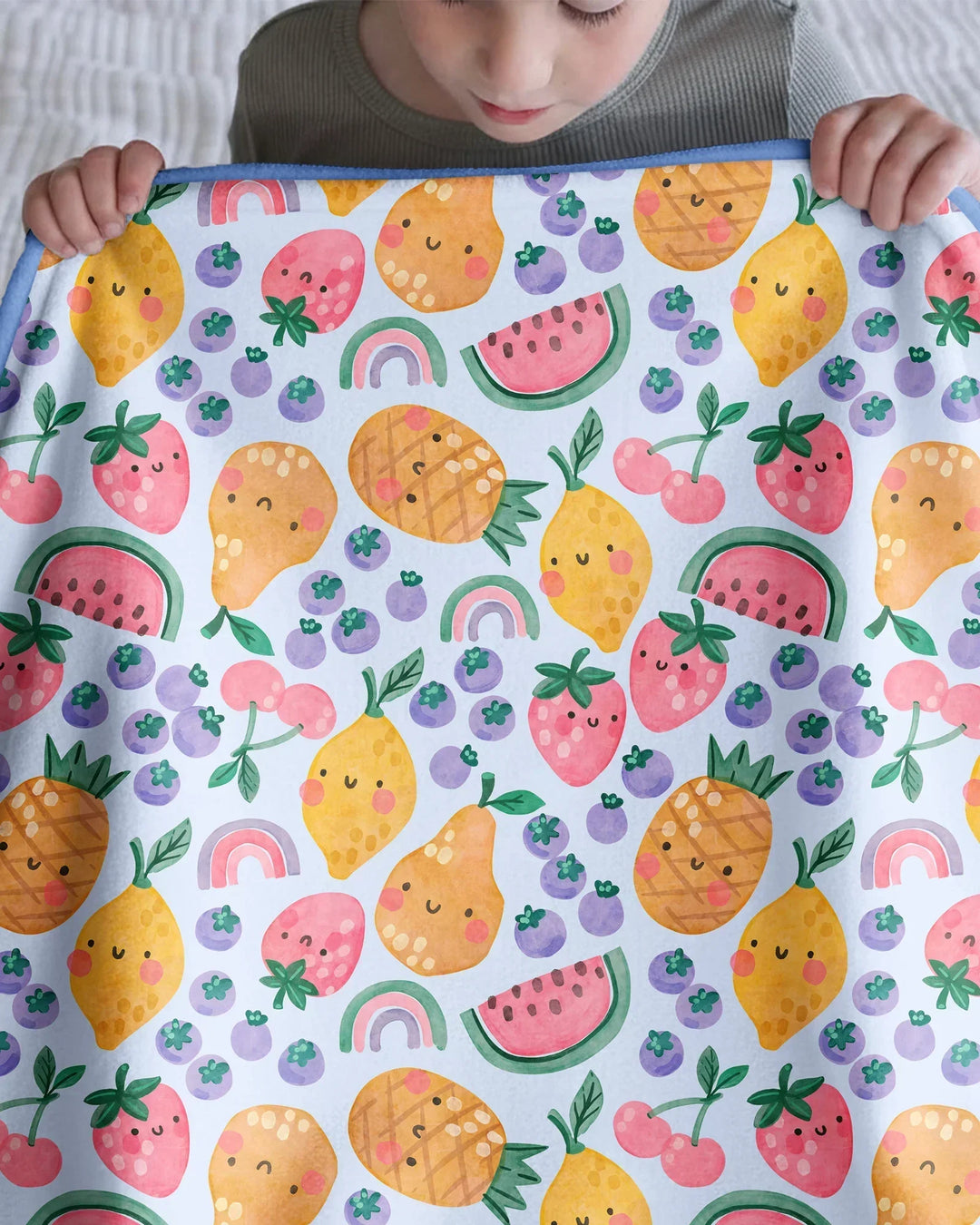 Fruitie Cuties Family Matching Bamboo Blanket