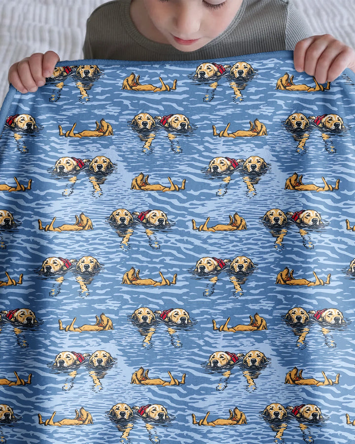 It's Lake Time Bamboo Blanket
