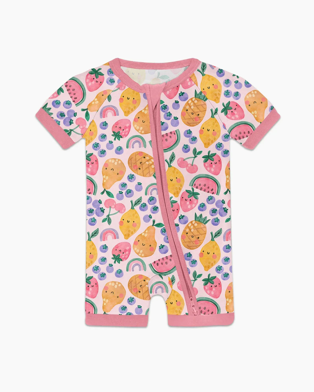 Fruitie Cuties Family Matching Bamboo Shorty Zippy
