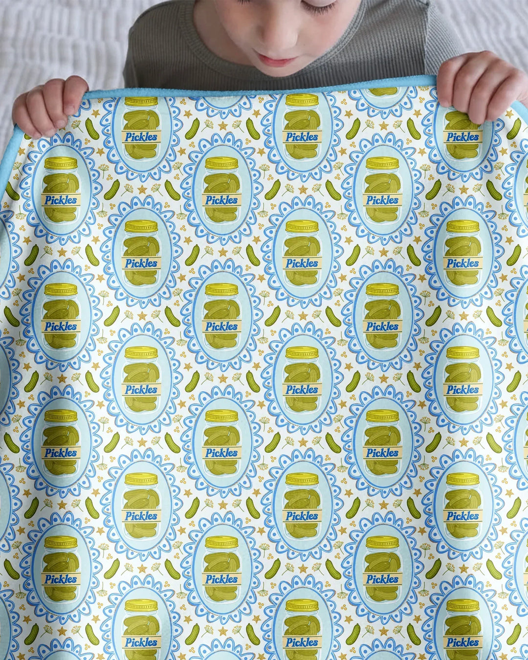 Pickle Coquette Bamboo Blanket