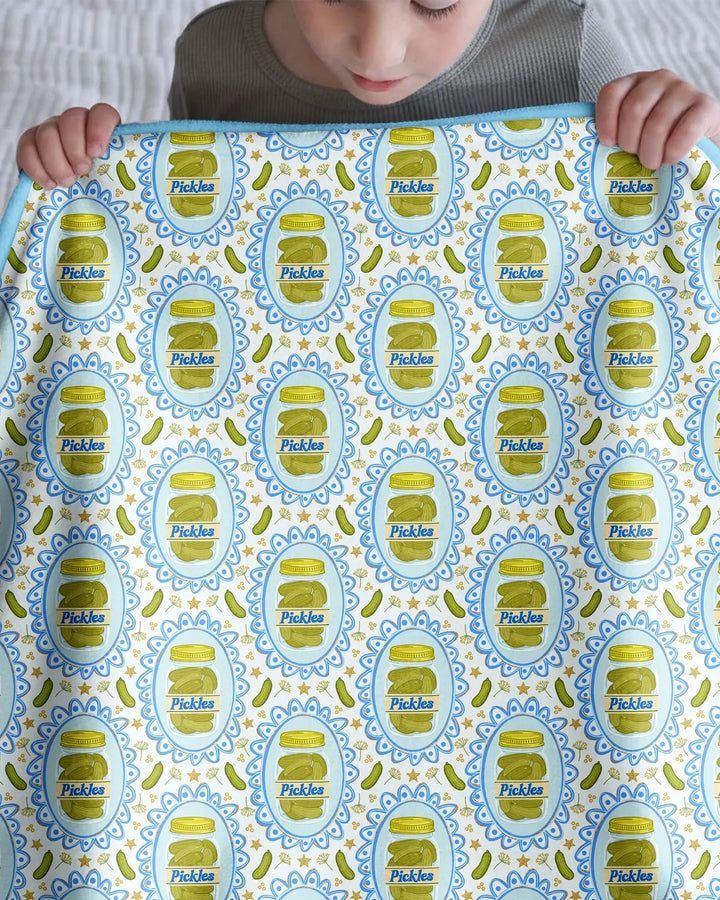 Pickle Coquette Bamboo Blanket