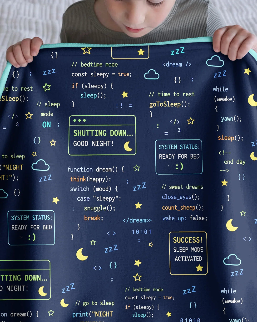 It Techy Job Matching Dad and Son Bamboo Blanket