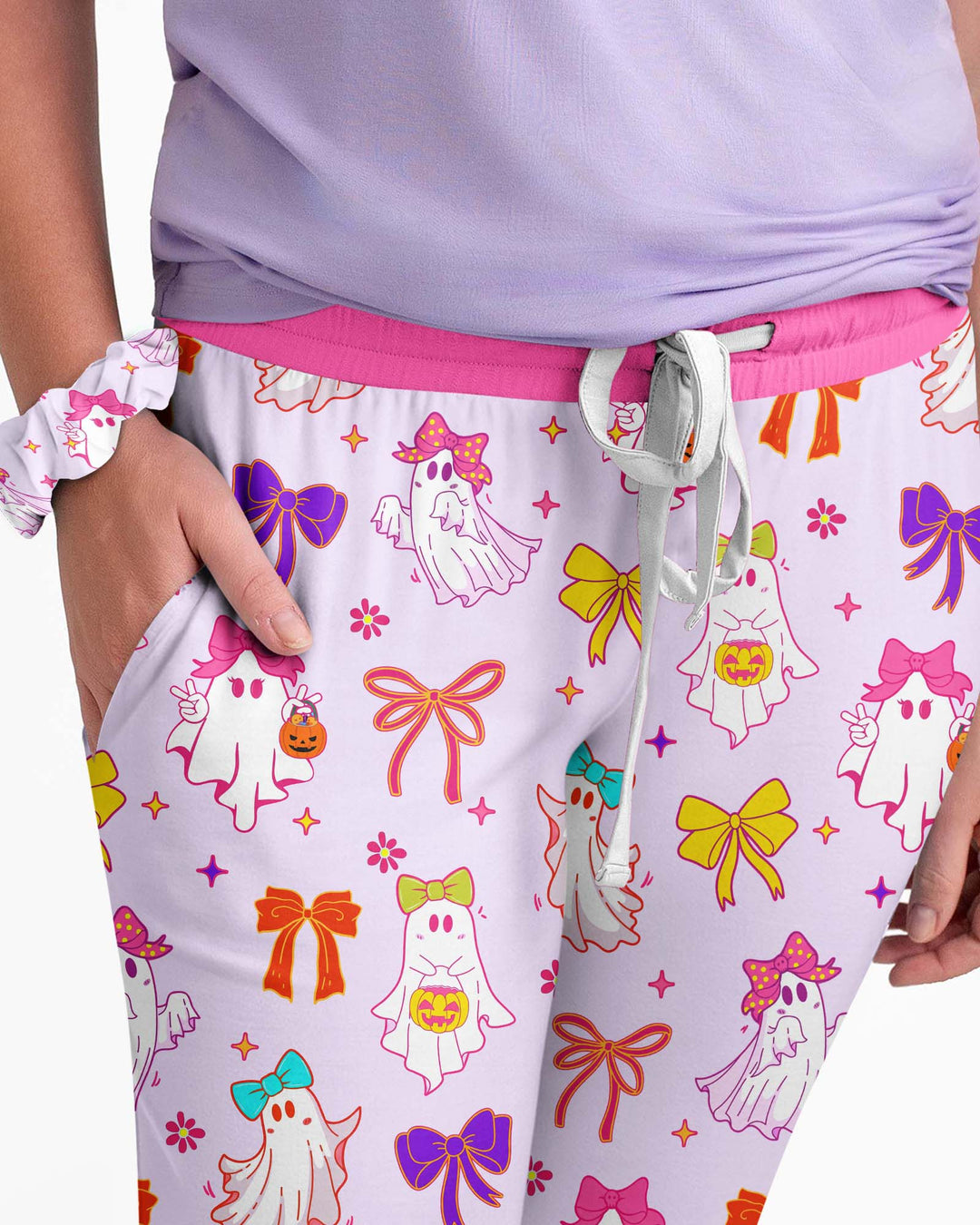 Coquette Ghost & Bow Bamboo Women Pajama Set