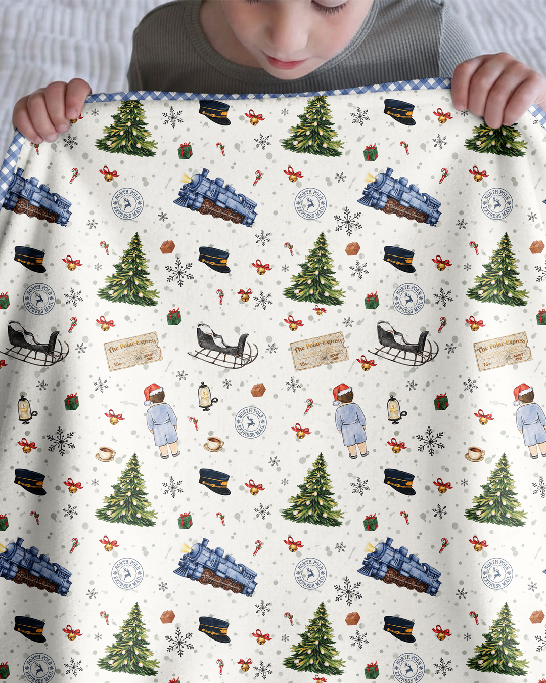 North Pole Adventure Bamboo Blanket