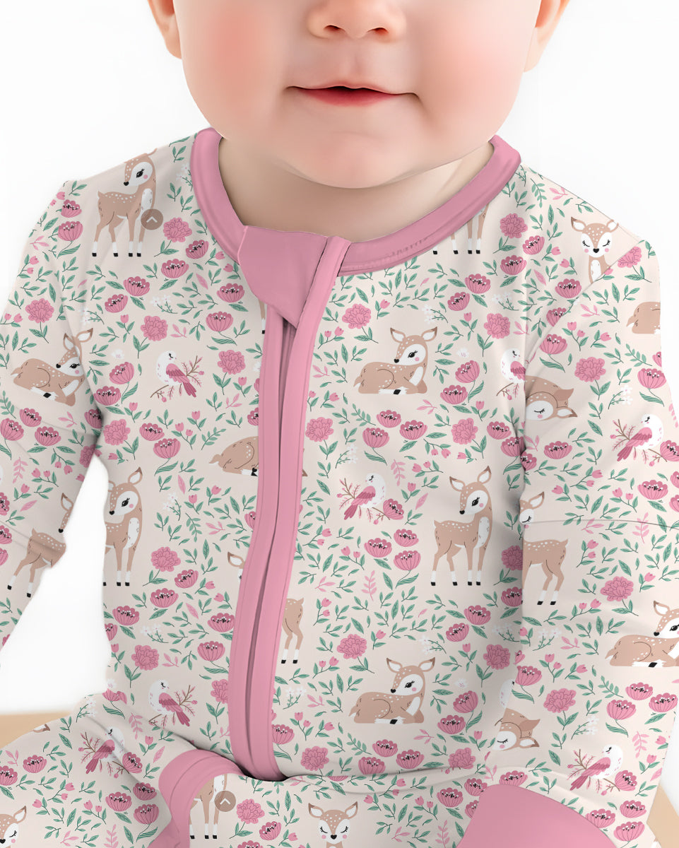 Little Deer Meadow Bamboo Convertible Zippy