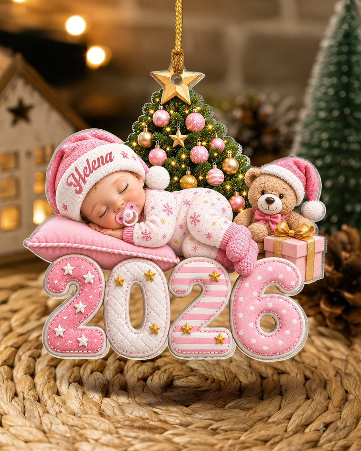 Baby First Christmas Personalized Acrylic Ornament