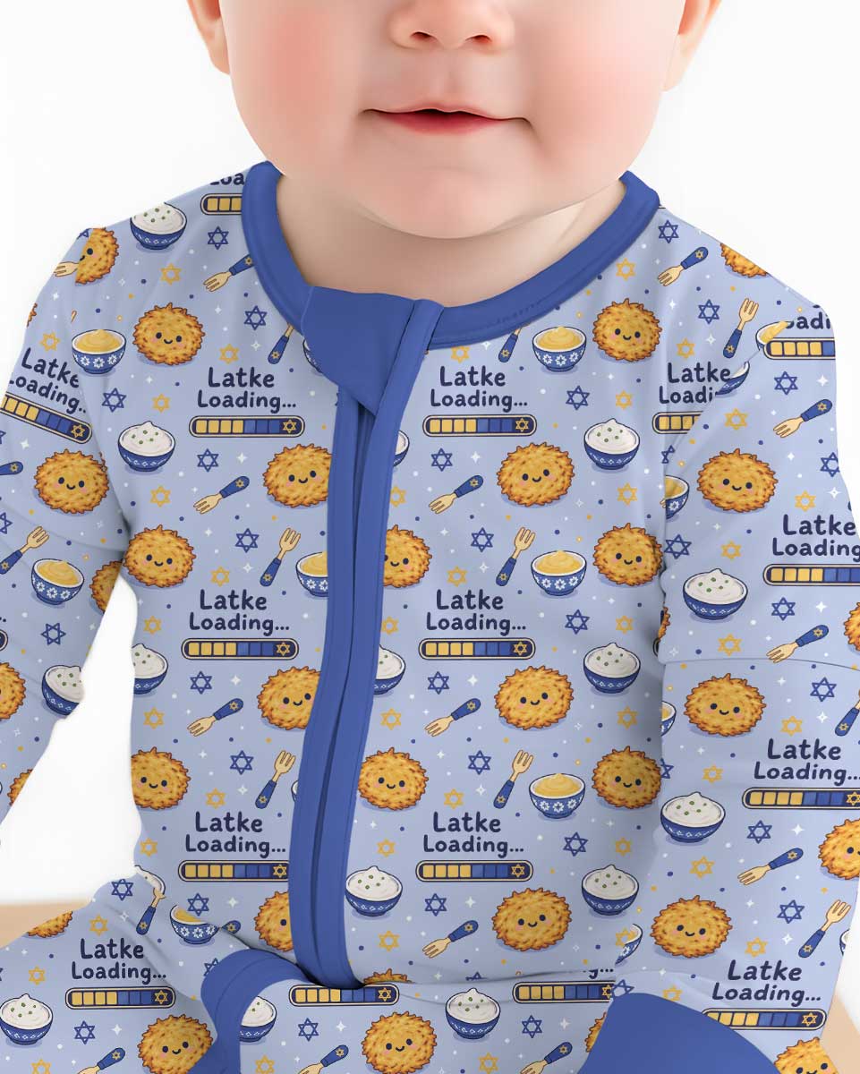 Latke For Hanukkah Bamboo Convertible Zippy