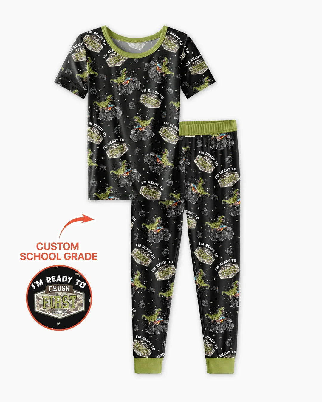 I'm Ready to Crush Bamboo Two Piece Short Sleeve Pajama Set