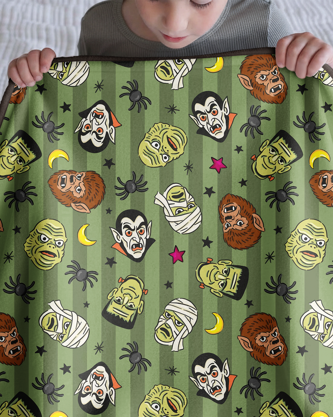 Creepy Crew Family Matching Bamboo Blanket