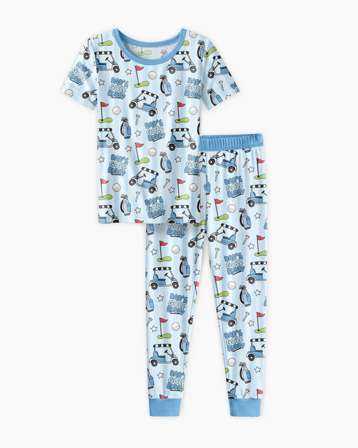 Dad's Golf Buddy Bamboo Two Piece Short Sleeve Pajama Set